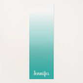 Erstellen Sie Ihren eigenen Personalisierten White Yogamatte (Vorderseite)