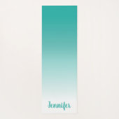 Erstellen Sie Ihren eigenen Personalisierten White Yogamatte (Rückseite)