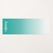 Erstellen Sie Ihren eigenen Personalisierten White Yogamatte (Vorderseite (Horizontal))