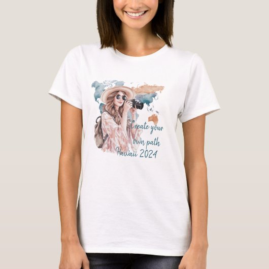 Erstellen Sie Ihren eigenen Pfad Personalisiert T-Shirt (Vorderseite)