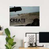 Erstellen Sie Ihren eigenen Pfad Poster (Heimbüro)