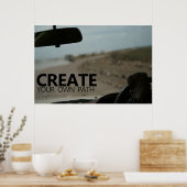 Erstellen Sie Ihren eigenen Pfad Poster (Küche)