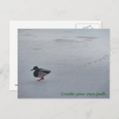 Erstellen Sie Ihren eigenen Pfad Postkarte (Vorne/Hinten)