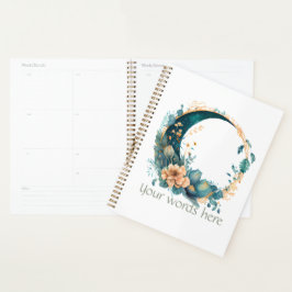 Erstellen Sie Ihren eigenen Pfirsich und Aquamarin Planer