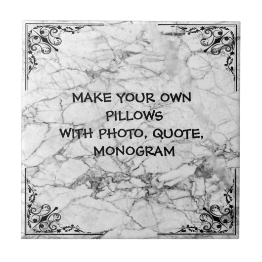 ERSTELLEN SIE IHREN EIGENEN PILLOW FLIESE (Vorderseite)