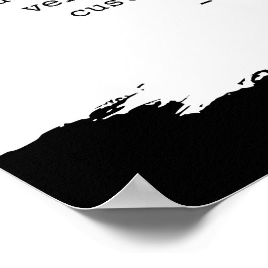 Erstellen Sie Ihren eigenen Pinselstrichstrich mit Poster (Ecke)