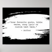 Erstellen Sie Ihren eigenen Pinselstrichstrich mit Poster (Vorne)