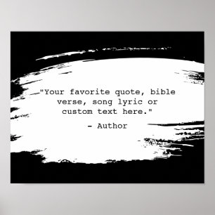 Erstellen Sie Ihren eigenen Pinselstrichstrich mit Poster