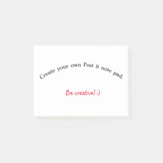 Erstellen Sie Ihren eigenen Post Notiz-Pad Post-it Klebezettel