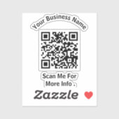 Erstellen Sie Ihren eigenen QR-Code Aufkleber (Blatt)