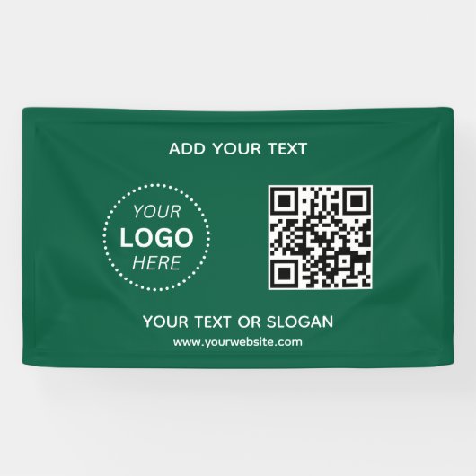 Erstellen Sie Ihren eigenen QR-Code für Ihr Untern Banner (Horizontal)
