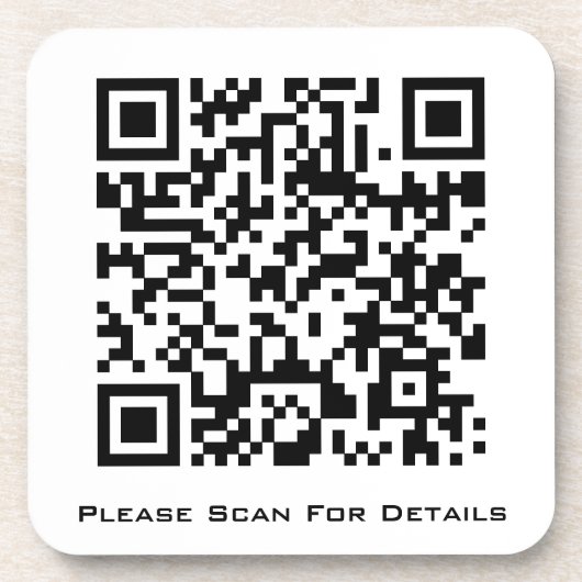 Erstellen Sie Ihren eigenen QR-Code für Ihr Untern Getränkeuntersetzer (Vorderseite)