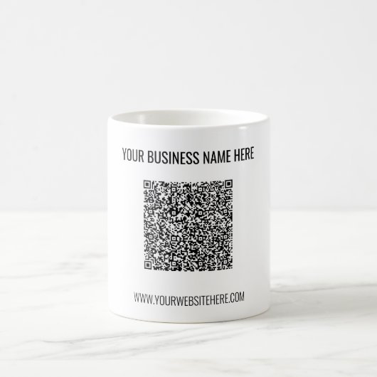 Erstellen Sie Ihren eigenen QR-Code-Kaffeetassen-G Kaffeetasse (Mittel)