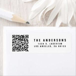 Erstellen Sie Ihren eigenen QR-Code Moderne Rück