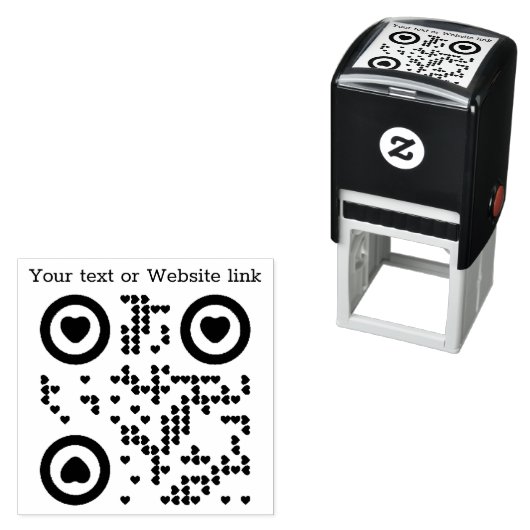 Erstellen Sie Ihren eigenen QR-Code Permastempel (Beispiel)