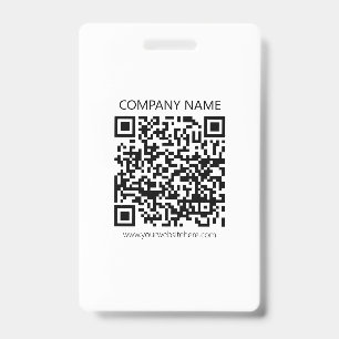 Erstellen Sie Ihren eigenen QR-Code Schwarz und Ausweis