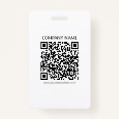 Erstellen Sie Ihren eigenen QR-Code | Schwarz und Ausweis (Vorderseite)
