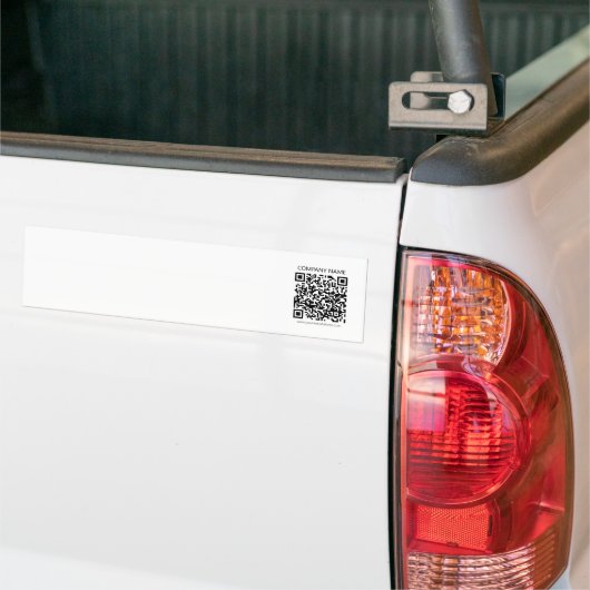 Erstellen Sie Ihren eigenen QR-Code | Schwarz und Autoaufkleber (Auf Lkw)