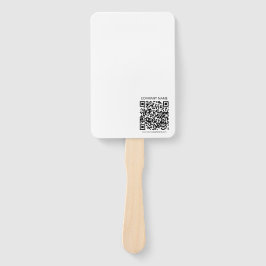 Erstellen Sie Ihren eigenen QR-Code | Schwarz und Fächer