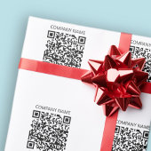 Erstellen Sie Ihren eigenen QR-Code | Schwarz und  Geschenkpapier