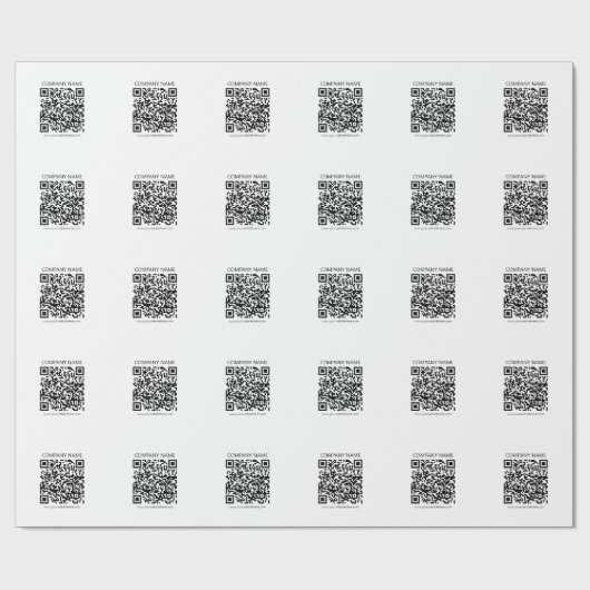 Erstellen Sie Ihren eigenen QR-Code | Schwarz und Geschenkpapier (Flach)