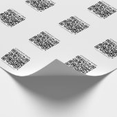 Erstellen Sie Ihren eigenen QR-Code | Schwarz und Geschenkpapier (Ecke)