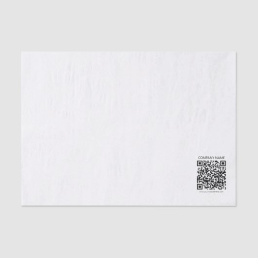 Erstellen Sie Ihren eigenen QR-Code | Schwarz und  Seidenpapier (Vorderseite)