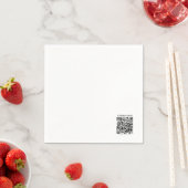 Erstellen Sie Ihren eigenen QR-Code | Schwarz und Serviette (Beispiel)
