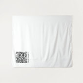 Erstellen Sie Ihren eigenen QR-Code | Schwarz und Wandteppich (Vorderseite (Horizontal))