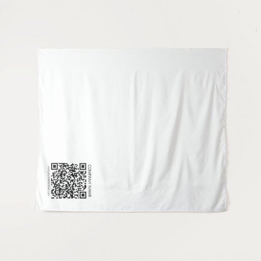 Erstellen Sie Ihren eigenen QR-Code | Schwarz und Wandteppich (Vorderseite (Horizontal))