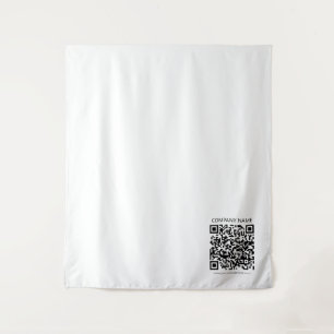 Erstellen Sie Ihren eigenen QR-Code Schwarz und Wandteppich