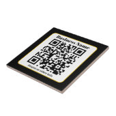 Erstellen Sie Ihren eigenen QR-Code | Schwarz-weiß Fliese (Seite)