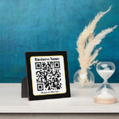 Erstellen Sie Ihren eigenen QR-Code | Schwarz-weiß Fotoplatte (InSitu)