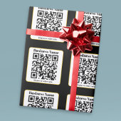 Erstellen Sie Ihren eigenen QR-Code | Schwarz-weiß Geschenkpapier
