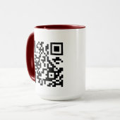 Erstellen Sie Ihren eigenen QR-Code Tasse (Vorderseite Links)