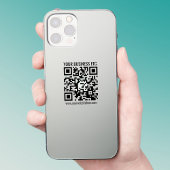 Erstellen Sie Ihren eigenen QR-Code | transparent Aufkleber