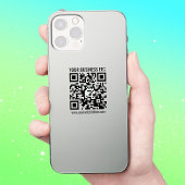 Erstellen Sie Ihren eigenen QR-Code | transparent Aufkleber