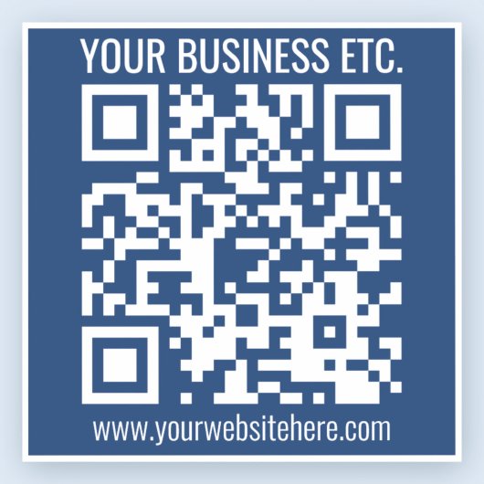 Erstellen Sie Ihren eigenen QR-Code | transparent Aufkleber