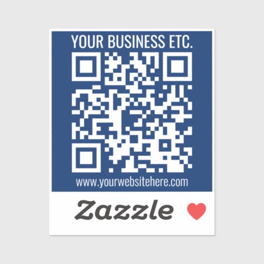 Erstellen Sie Ihren eigenen QR-Code | transparent Aufkleber (Blatt)