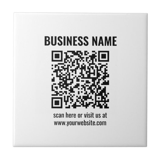 Erstellen Sie Ihren eigenen QR-Code | Transparent Fliese (Vorderseite)