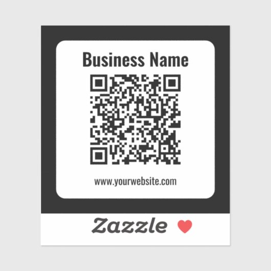 Erstellen Sie Ihren eigenen QR-Code | Transperant Aufkleber (Blatt)