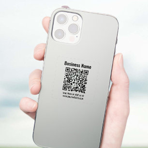 Erstellen Sie Ihren eigenen QR-Code   Transperant Aufkleber