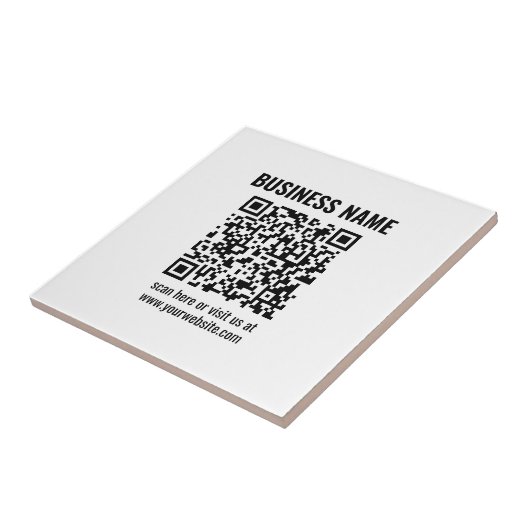 Erstellen Sie Ihren eigenen QR-Code | Transperant Fliese (Seite)