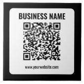 Erstellen Sie Ihren eigenen QR-Code | Transperant Fliese (Vorderseite)