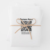 Erstellen Sie Ihren eigenen QR-Code | Transperant Geschenkpapier Set (Beispiel)
