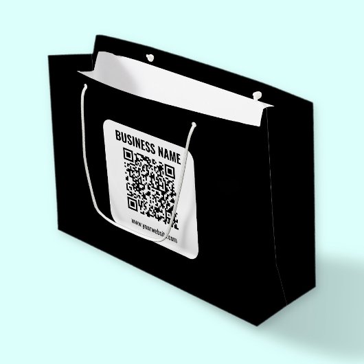 Erstellen Sie Ihren eigenen QR-Code | Transperant Große Geschenktüte