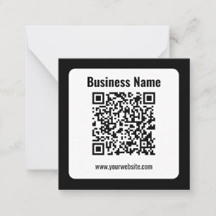 Erstellen Sie Ihren eigenen QR-Code   Transperant Mitteilungskarte