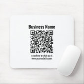 Erstellen Sie Ihren eigenen QR-Code | Transperant Mousepad (Mit Mouse)