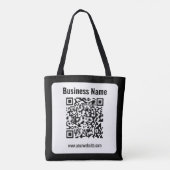 Erstellen Sie Ihren eigenen QR-Code | Transperant Tasche (Rückseite)