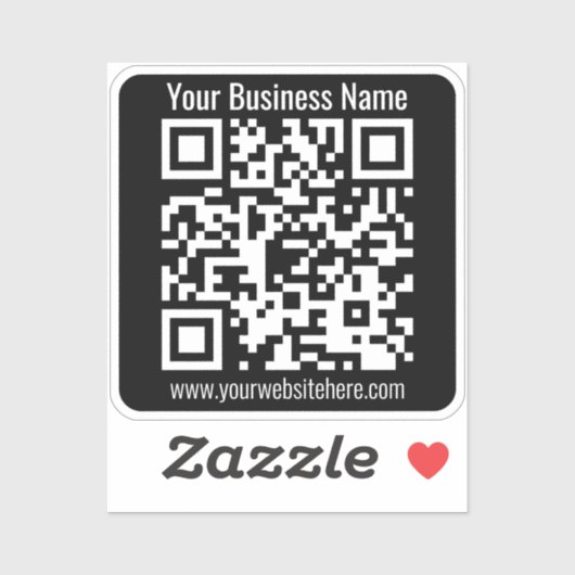 Erstellen Sie Ihren eigenen QR-Code | Transportauf Aufkleber (Blatt)